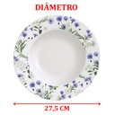 Ver imagem 5 de Kit Jogo Prato Raso Jantar 12pçs 12 Pessoas Ana Alice 27,5cm
