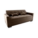 Ver imagem 3 de Sofá Cama Lavinia Veludo Marrom E426 - Matrix