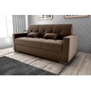 Ver imagem 1 de Sofá Cama Lavinia Veludo Marrom E426 - Matrix