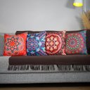 Ver imagem 2 de Kit com 4 Capas para Almofadas Decorativas Mandala Multicollor