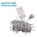 Ver imagem 2 de Pisca-pisca Led 100 Luzes Fio Transp 9 Metros 127v Branco Quente