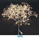 Ver imagem 4 de Pisca-pisca Led 100 Luzes Fio Transp 9 Metros 127v Branco Quente