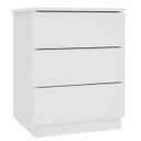 Ver imagem 2 de Mesa De Cabeceira 3 Gavetas 45cm Berlim Yescasa Branco