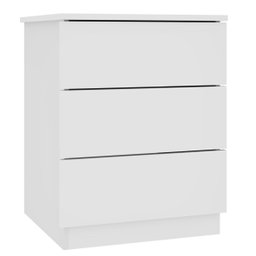 Mesa de Cabeceira 3 Gavetas 45cm Berlim Espresso Móveis - 2