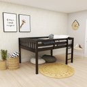 Ver imagem 1 de Cama Casal Alta de Madeira Maciça - Elbrus Expresso