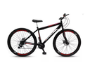 Ver imagem 1 de Bicicleta Mountain Bike Velox Aro 29 Freio Disco 21v Ello Cor:preto/vermelho