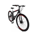 Ver imagem 2 de Bicicleta Mountain Bike Velox Aro 29 Freio Disco 21v Ello Cor:preto/vermelho