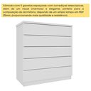 Ver imagem 4 de Cômoda 5 Gavetas 86cm Florença  