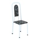 Ver imagem 5 de Conjunto Sala de Jantar com 8 Cadeiras Lara Branco/Preto