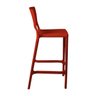 Banqueta Alta Cozinha Vermelho Empilhável Urano em Polipropileno Acrilys - 2