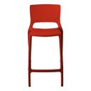 Ver imagem 3 de Banqueta Alta Cozinha Vermelho Empilhável Urano em Polipropileno Acrilys