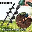 Ver imagem 2 de Broca Perfurador Solo Terra Jardim Espiral de Metal Plantas