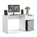 Ver imagem 2 de Escrivaninha Flow Quarto Escritorio 1 Gaveta Branco