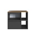 Ver imagem 4 de Gabinete de Banheiro Suspenso 60cm com 2 Nichos 1 Porta Basculante e 1 Gaveta sem Cuba