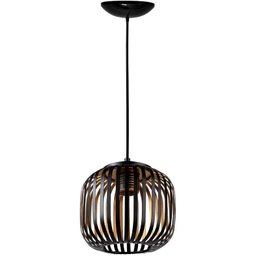Luminária Teto Roma Tipo Pendente Lustre 15W Gold Ouro - 2