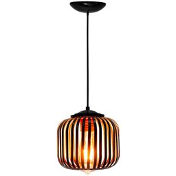 Luminária Teto Roma Tipo Pendente Lustre 15W Gold Ouro - 1