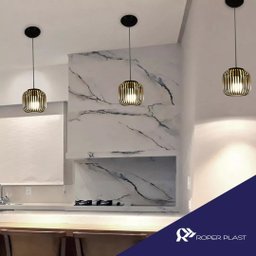 Luminária Teto Roma Tipo Pendente Lustre 15W Gold Ouro - 4
