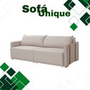 Ver imagem 4 de Sofá Cama Retratil 4 Lugares Unique 2,24mts Linho Bege