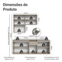 Ver imagem 4 de Armário de Cozinha Compacta 180 Cm Suspensa Nice Madesa 03