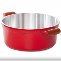 Kit de Caçarolas Box Cava 5 Peças Tampa de Vidro - Vermelho - 6