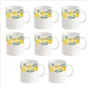 Ver imagem 1 de Conjunto 8 Canecas Cerâmica Alice 318ml Amarelo