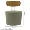 Kit 2 Poltronas Decorativas Lua Veludo SL 940 Moll - 4