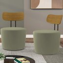Ver imagem 2 de Kit 2 Poltronas Decorativas Lua Veludo SL 940 Moll