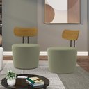 Ver mais imagens de Kit 2 Poltronas Decorativas Lua Veludo SL 940 Moll