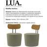 Kit 2 Poltronas Decorativas Lua Veludo SL 940 Moll - 3