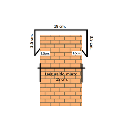 Kit de 4m de Rufo de Muro Corte 28 - 2