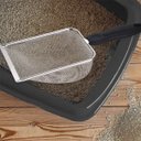 Ver imagem 4 de Pa Higienica Coletor Fezes Coco Gato Cachorro Pet Aço Inox Animais Estimaçao Caixa Areia Peneira Lim