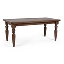 Ver imagem 2 de Mesa de Jantar Madeira Pés Torneados Canela - Flora