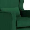Ver imagem 4 de Poltrona Amamentação Balanço Aurora Veludo Verde - Lm Decor