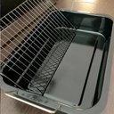 Ver imagem 2 de Forma Assadeira Travessa com Tampa Inox Grelha Esmaltada Não Gruda Perfeita para Assar Carne