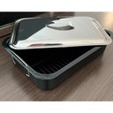 Ver imagem 7 de Forma Assadeira Travessa com Tampa Inox Grelha Esmaltada Não Gruda Perfeita para Assar Carne