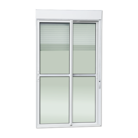 Porta Correr Integ.2F.Móveis 220 x 180 Elite c/Fecho Autom V.Liso Branco Brimak