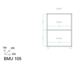Balcão Multiuso 2 Portas  - 5