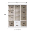 Ver imagem 2 de Grpa Sidney 06 Portas e 02 Gavetas Branco