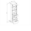 Ver imagem 6 de Torre Quente 2 Portas 2 Gavetas Atena Linea Brasil