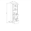 Ver imagem 5 de Torre Quente 2 Portas 2 Gavetas Atena Linea Brasil