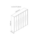 Ver imagem 4 de Guarda-Roupa Casal 6 Portas 6 Portas Reflecta com LED com Pés 100% MDF Lumina Off White