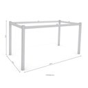 Ver imagem 4 de Conjunto de Mesa Completo com 6 Cadeiras Estofadas Cmc035cr Kappesberg Crome