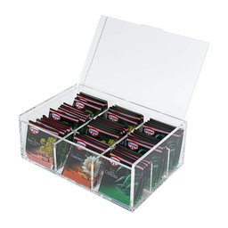 Caixa Acrílico 5mm para Saches de Chá com 9 Nichos Centauri Acrílicos CX-9CH - 3