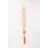 Pendente macramê para cachepot laranja - 3