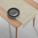 Ver imagem 4 de 1 Caminho Trilho Mesa Impermeável PVC Juta Areia 42x140