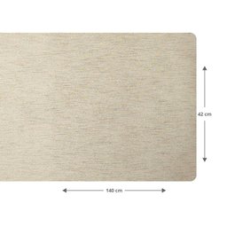 1 Caminho Trilho Mesa Impermeável PVC Juta Areia 42x140 - 5