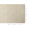 1 Caminho Trilho Mesa Impermeável PVC Juta Areia 42x140 - 5