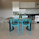 Ver mais imagens de Cadeira Allegra Cozinha Sala Escritório Azul Turquesa