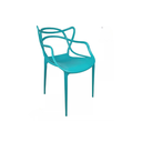 Ver imagem 3 de Cadeira Allegra Cozinha Sala Escritório Azul Turquesa