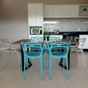 Ver mais imagens de Cadeira Allegra Cozinha Sala Escritório Azul Turquesa